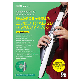 Rolandローランド AE-SG03 エアロフォンAE-20 ソング＆ガイドブック カラオケCD付き