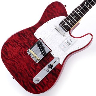 Fender 2024 Collection Hybrid II Telecaster QMT (Red Beryl/Rosewood)