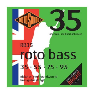 ROTOSOUNDRB35 Roto Bass Medium Light 35-95 LONG SCALE エレキベース弦