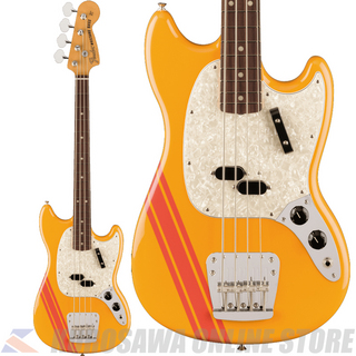 FenderVintera II 70s Mustang Bass, Rosewood, Competition Orange 【高性能ケーブルプレゼント】
