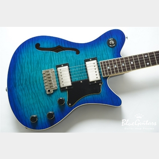 OOPEGG Supreme Collection Trailbreaker Mark-II Tremolo - Transparent Blue Burst #24065