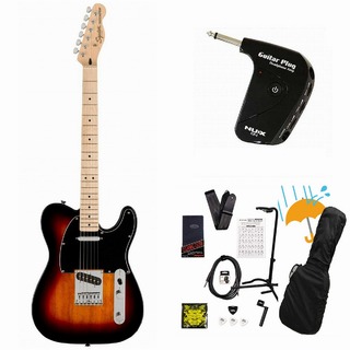 Squier by Fender Affinity Series Telecaster Maple FB BK PG 3-Color Sunburst エレキギター GP-1アンプ付属エレキギター初