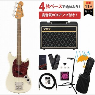 Squier by Fender Classic Vibe 60s Mustang Bass Laurel Olympic White VOXアンプ付属エレキベース初心者セットR【WEBSHOP】