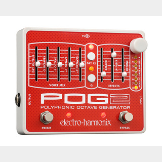 Electro-Harmonix POG 2 【数量限定特価・送料無料!】【人気オクターバー、ベーシストにもおすすめ!】