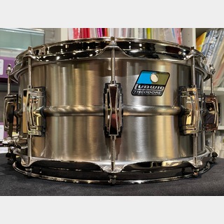 パーカッション・打楽器 Ludwig LB402BBTM 14x6.5 Ludwig 14x6.5 Chrome Over Brass Snare Drum (LB402B
