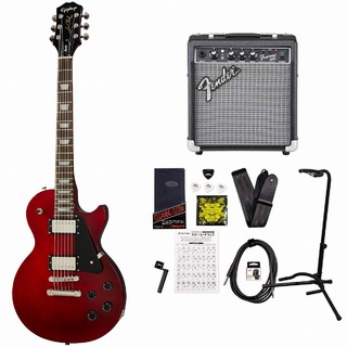 EpiphoneInspired by Gibson Les Paul Studio Wine Red エピフォン レスポール スタジオ FenderFrontman10Gアンプ付