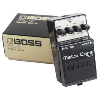 BOSS 【中古】メタルコア エフェクター BOSS ML-2 Metal Core ハイゲイン ディストーション エフェクター