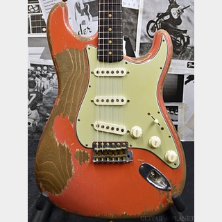 Fender Custom Shop MBS 1962 Stratocaster Heavy Relic -Faded Fiesta Red- by Dale Wilson
