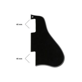 ALLPARTSPG-0818-037 Black Short Pickguard for Gibson ES-335 [8061]