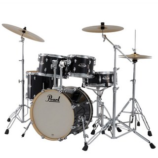 Pearl EXX785N/C #31 [EXPORT ジュニアサイズ ドラムセット - ジェットブラック]【シンバル＆ハードウェア＆ス...