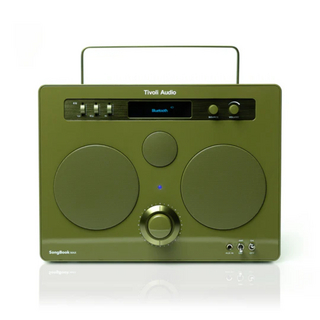 Tivoli Audioチボリオーディオ SongBook MAX Green ボータブルブルートゥーススピーカー/ラジオ