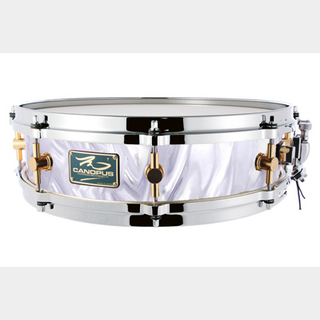 canopus The Maple 4x14 Snare Drum White Satin