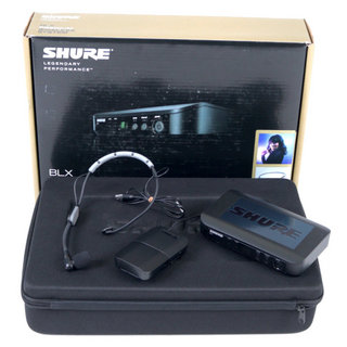 Shure 【中古】 ワイヤレスマイク ヘッドセット SHURE BLX14J-SM31JB ヘッドセット ワイヤレスシステムセット