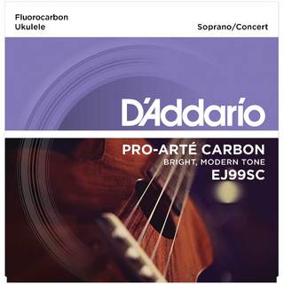 D'Addario EJ99SC Pro-Arte Carbon Ukulele Soprano / Concert 【WEBSHOP】