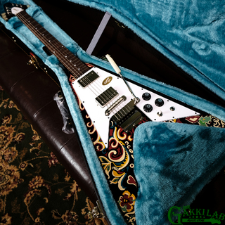 Epiphone Inspired by Gibson Custom Jimi Hendrix "Love Drops" Flying V【3.34kg】【現物画像】