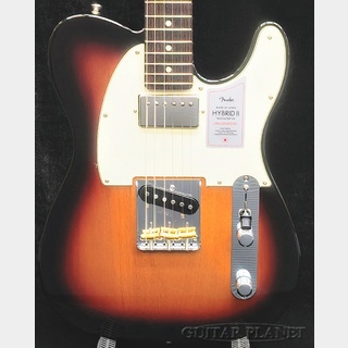 Fender 2024 Collection Made in Japan Hybrid II Telecaster SH -3-Color Sunburst【JD24009265】【3.36kg】