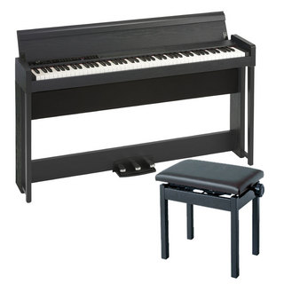 KORGコルグ C1 AIR WBK 電子ピアノ KORG PC-300BK キーボードベンチセット