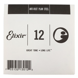 Elixirエリクサー 13012 012弦×4本 ANTI RUST PLAIN プレーン弦 ギター用バラ弦