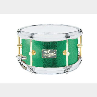 canopus The Maple 6x10 Snare Drum Green Spkl
