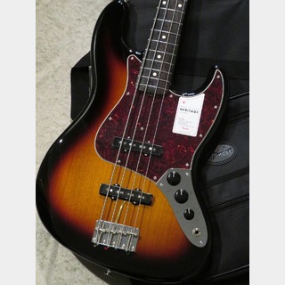 Fender 【漆黒指板!】 Made in Japan Heritage 60s Jazz Bass -3 Tone Sunburst- #JD24010096【4.02kg】