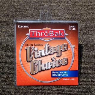 ThroBakVintage Choice Pure Nickel Round Core【10~46】【同梱可能】【シングルコイル系にオススメ】