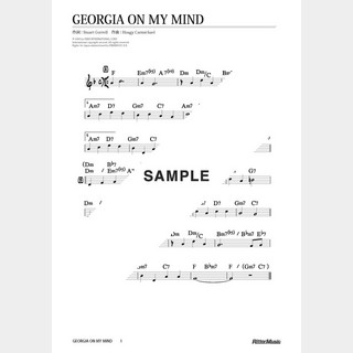 楽譜Georgia On My Mind
