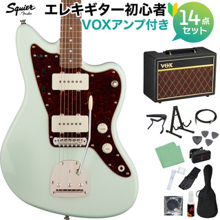 Squier by Fender Classic Vibe '60s Jazzmaster Sonic Blue 初心者14点セット 【VOXアンプ付き】