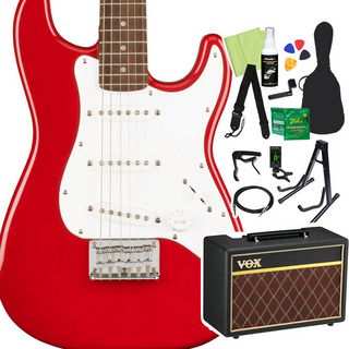 Squier by Fender Mini Stratocaster エレキギター初心者14点セット 【VOXアンプ付き】 Dakota　Red