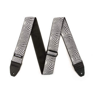 Jim Dunlop ジムダンロップ D67-22 Designer Jacquard Straps ZEBRA CADABRA ギターストラップ