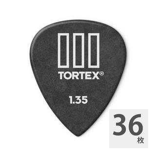 Jim Dunlop462 Tortex T III 1.35mm Black ギターピック×36枚