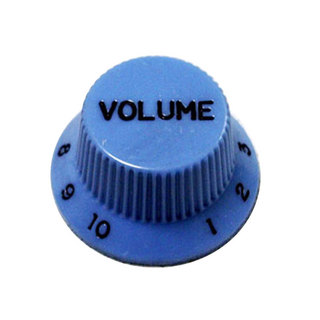 Montreux Strat Volume Knob Inch Blue No.8794 ギターパーツ