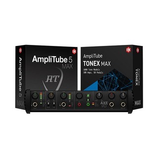 IK Multimedia AXE I/O + AmpliTube 5 MAX + TONEX MAX バンドル