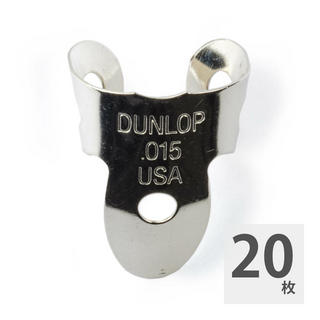Jim Dunlop36R015 Nickel Silver Mini Fingerpicks フィンガーピック×20枚
