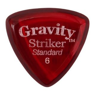 Gravity Guitar Picks GSRS6P GSRS6P Striker - Standard - Striker［6.0mm, Red］