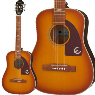 EpiphoneLil' Tex Travel Acoustic ミニアコースティックギター エレアコ トップ単板