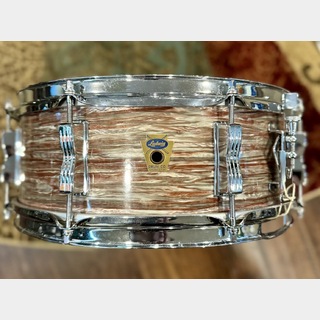 Ludwig【ヴィンテージ】1960's Trans-Badge "Jazz Festival"14"×5" " Pink Oyster Pearl"