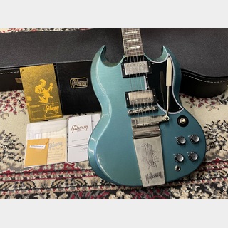 Gibson Custom Shop【良指板個体】Murphy Lab 1964 SG Standard w/Maestro "Light Aged" Antique Pelham Blue (#202334)