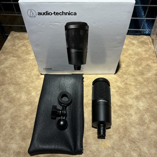 audio-technica AT2020(初めてのコンデンサーマイクにおすすめ!!)