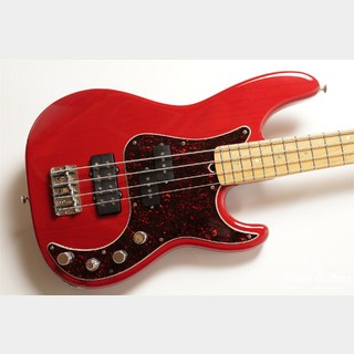 FenderAmerican Deluxe Precision Bass - Crimson Red Transparent
