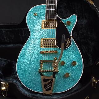 GretschG6229TG Limited Edition Players Edition Sparkle Jet BT with Bigsby and Gold Hardware Ocean Turquoise