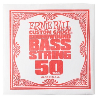 ERNIE BALL アーニーボール 1650 .050 Nickel Wound Electric Bass String Single エレキベース用バラ弦