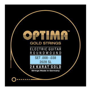OPTIMA2028.SL 24K Gold Strings エレキギター弦