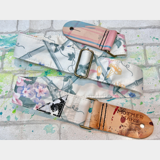 Mother Mary"Belmont Stakes" Guitar Strap 【花柄】 【ハイエンドフロア在庫品】【Made In USA】【ハンドメイド】