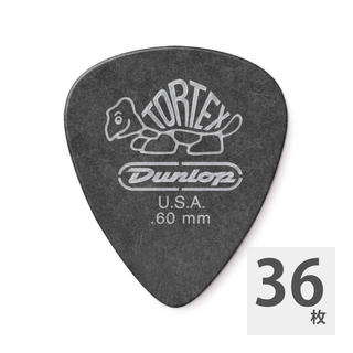 Jim Dunlop488 Tortex Pitch Black Standard 0.60mm ギターピック×36枚