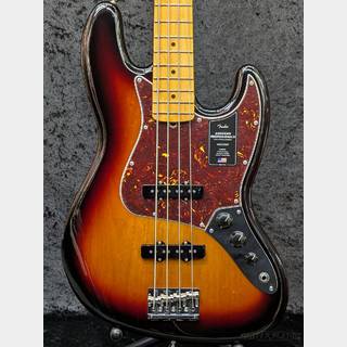 Fender American Professional II Jazz Bass -3 Color Sunburst/Maple- 【4.01kg】【アウトレット】