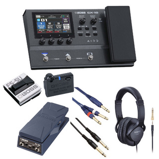 BOSS GX-10 Guitar Effects Processor ボス GX10 マルチエフェクター[自由自在にサウンドメイクセット] FS-5U +