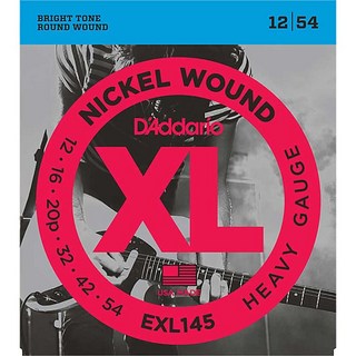 D'AddarioXL Nickel Electric Guitar Strings EXL145 (Heavy/12-54)