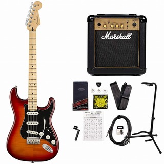 Fender Player Series Stratocaster HSS Plus Top Aged Cherry Burst Maple Fingerboard MarshallMG10アンプ付属エ