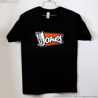 TV JONES Mens Orange Logo オレンジロゴ Tシャツ M ブラック