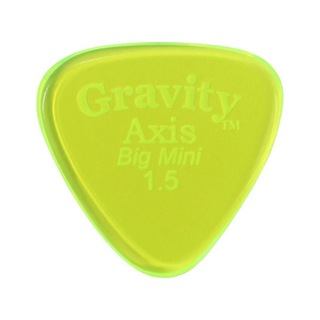 Gravity Guitar PicksAxis -Big Mini- GAXB15P 1.5mm Fluorescent Green ギターピック